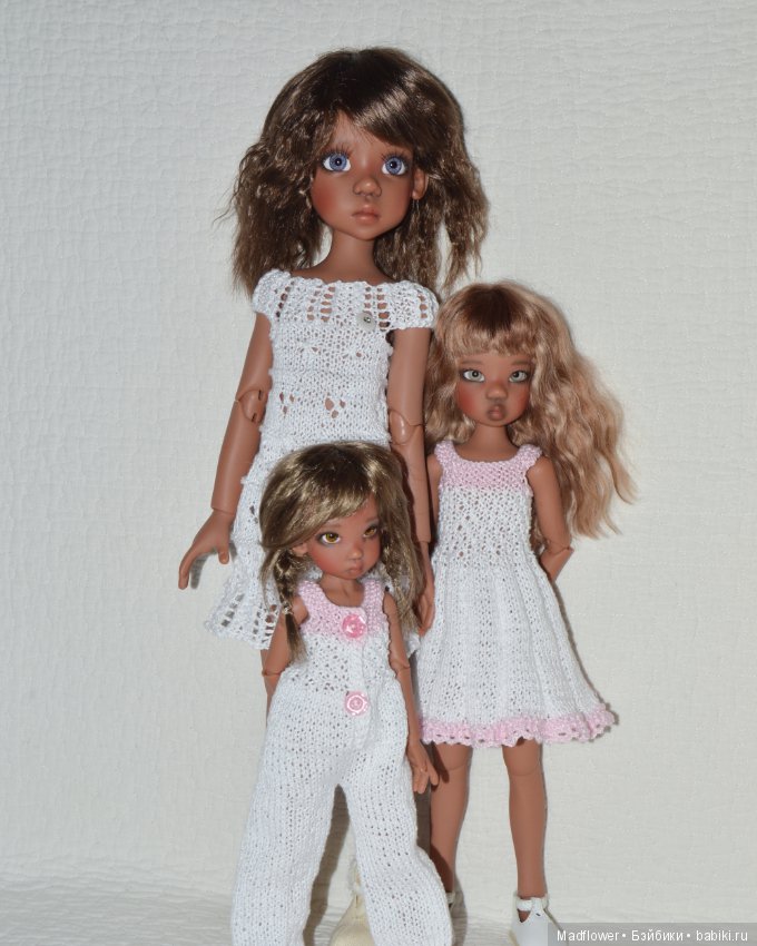 Летнее белое. Часть 2 — Одежда и обувь для кукол BJD (БЖД): 1/3 (фото 4)