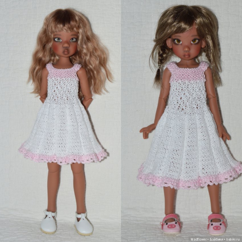 Летнее белое. Часть 2 — Одежда и обувь для кукол BJD (БЖД): 1/3 (фото 7)