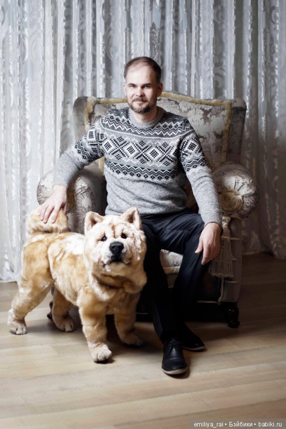 Собака в стиле нятюр Чау Чау Смуф