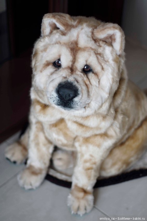 Собака в стиле нятюр Чау Чау Смуф (фото 3)