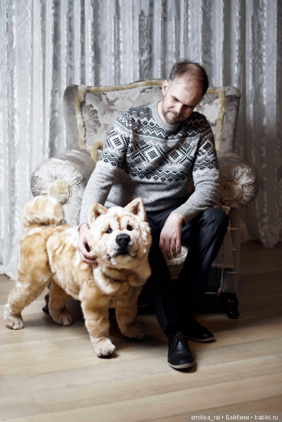 Собака в стиле нятюр Чау Чау Смуф