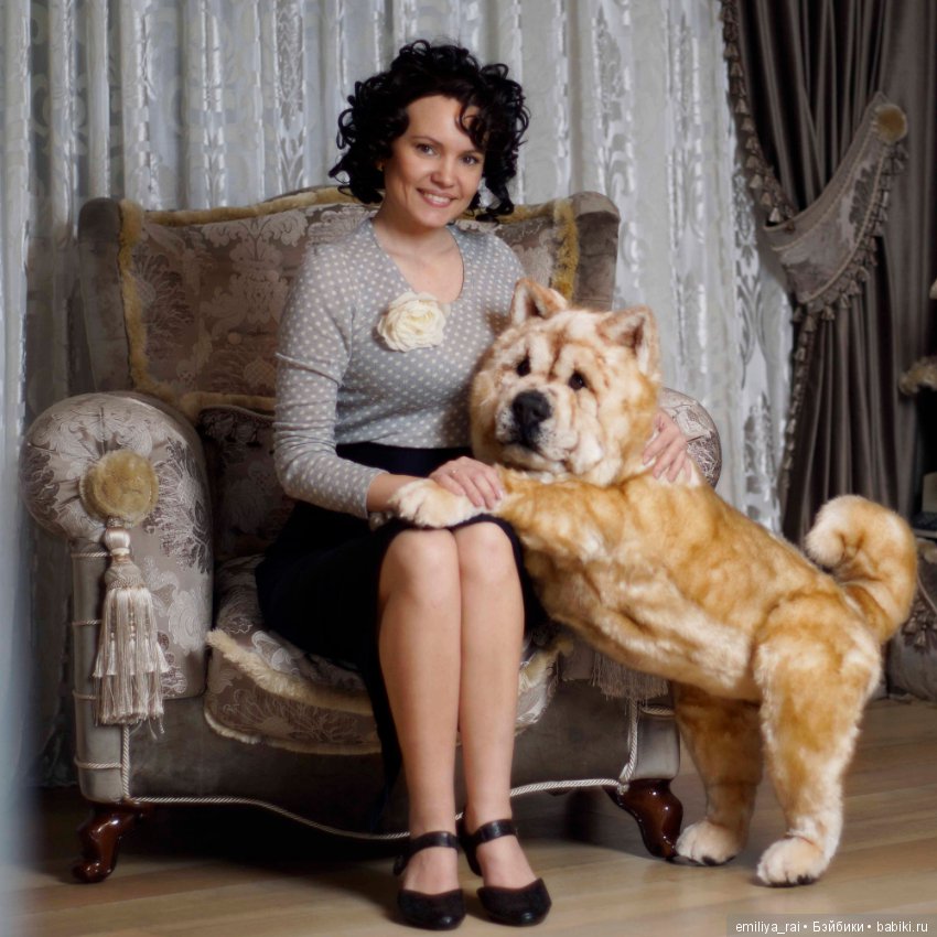 Собака в стиле нятюр Чау Чау Смуф