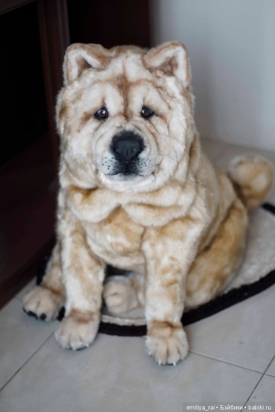 Собака в стиле нятюр Чау Чау Смуф (фото 4)