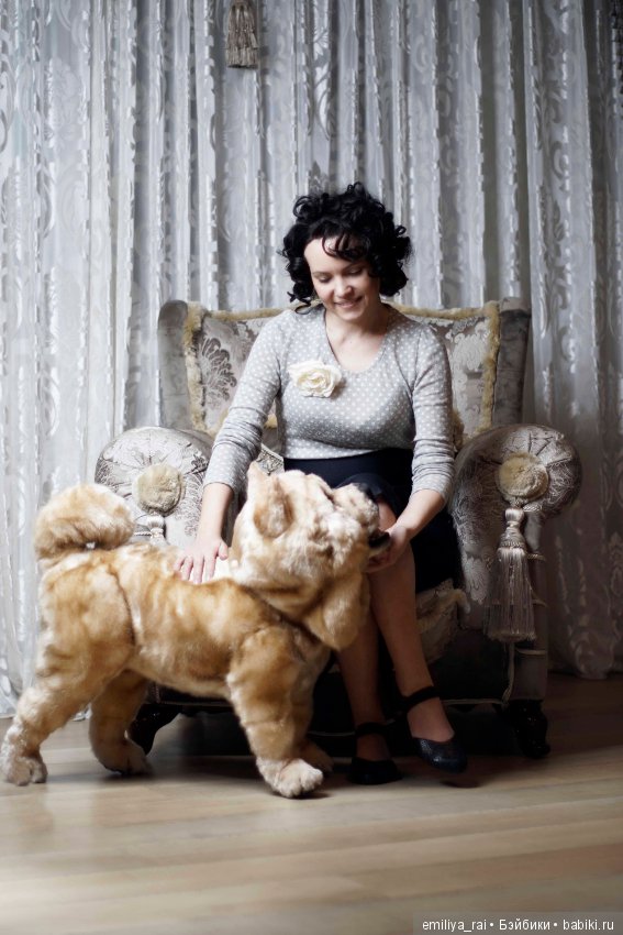 Собака в стиле нятюр Чау Чау Смуф