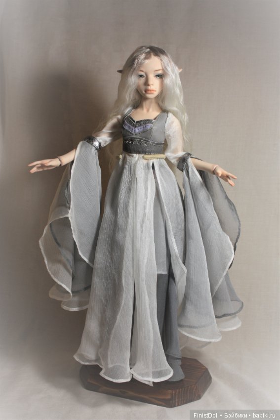 Эльфийская принцесса Аринэль. Фарфоровая красавица высотой 36 см