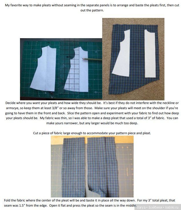 Платье для куклы с выкрйокой от Jennie Bagrowski (фото 2)