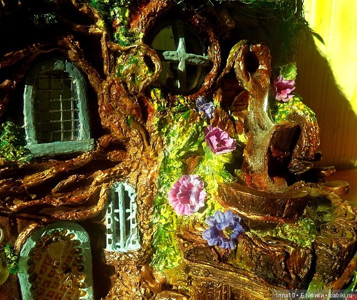 Я сделала домик для лесной феи