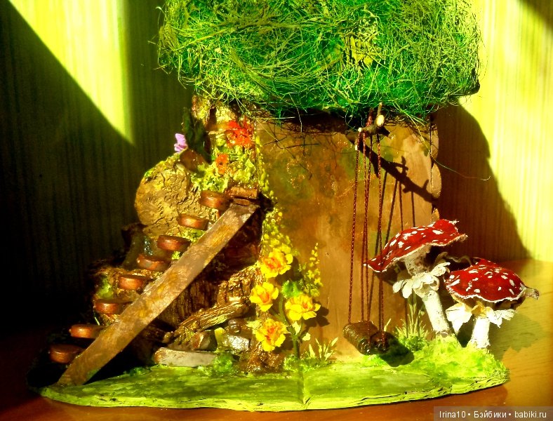 Я сделала домик для лесной феи (фото 7)