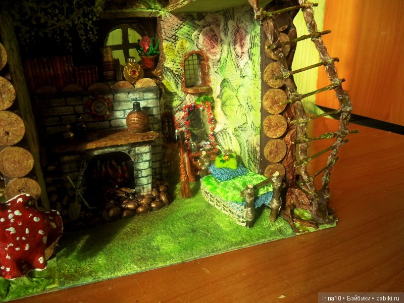 Я сделала домик для лесной феи