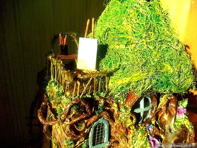 Я сделала домик для лесной феи