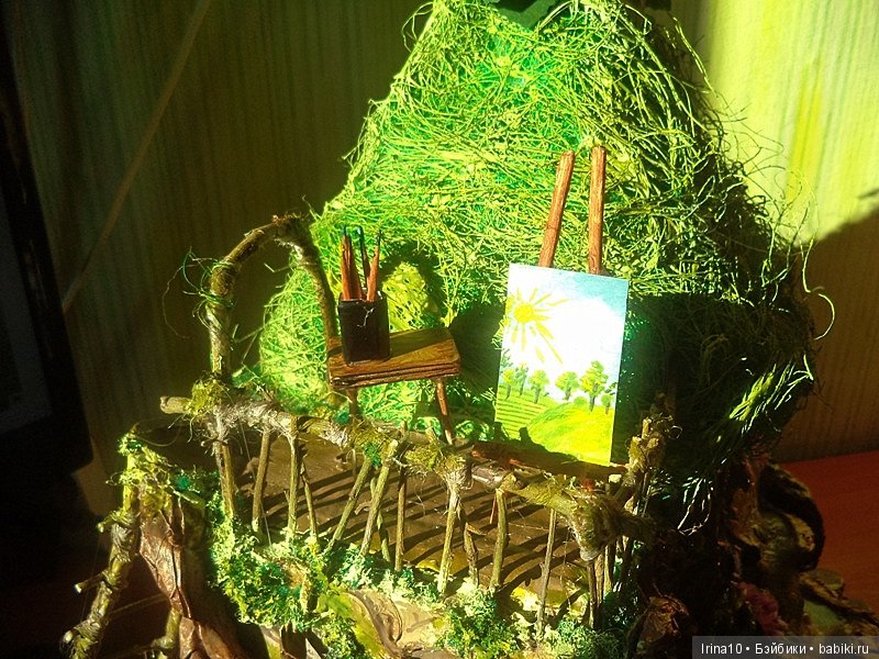 Я сделала домик для лесной феи