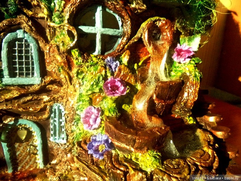 Я сделала домик для лесной феи