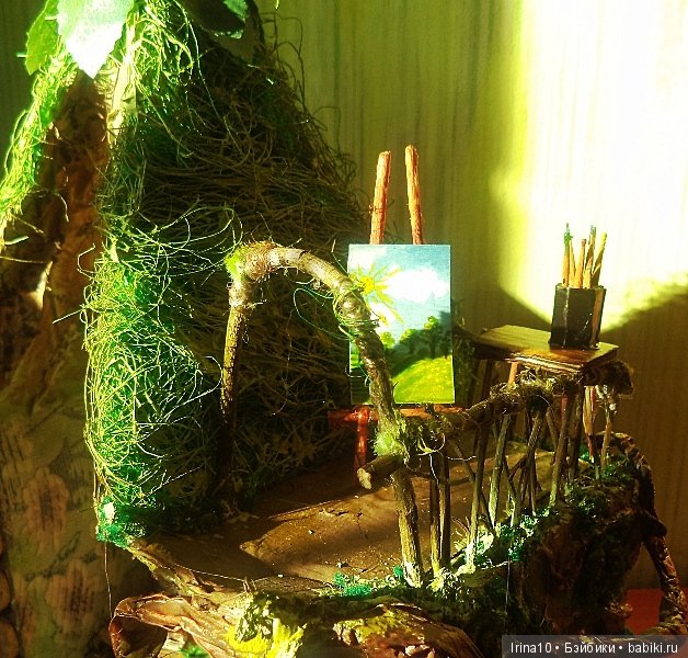 Я сделала домик для лесной феи