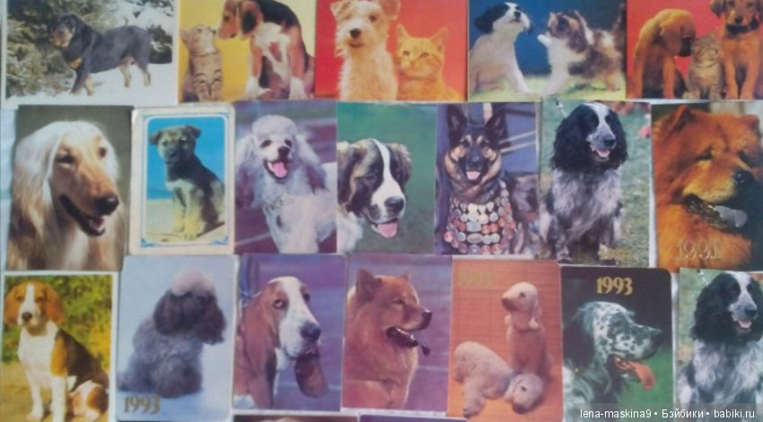 Календарики- Советского времени