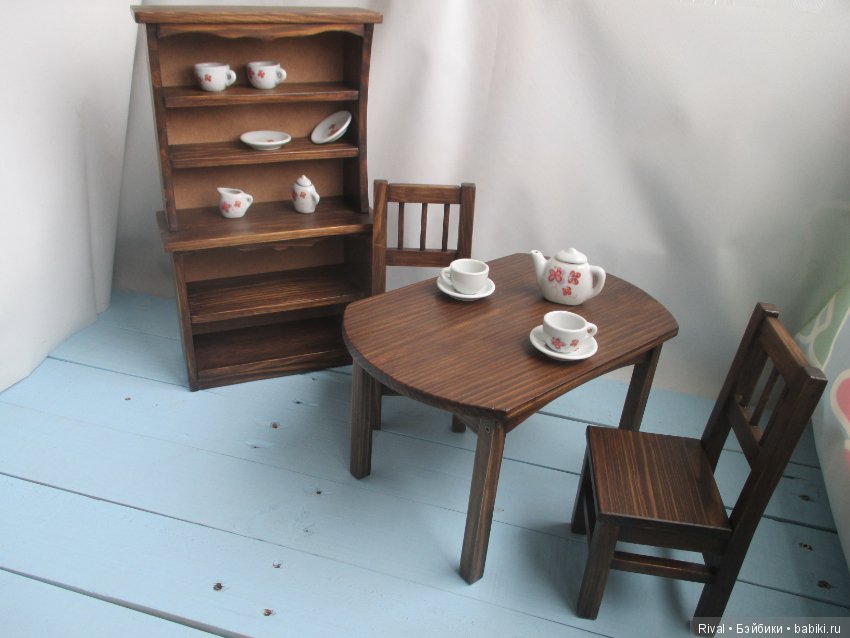 Авторский набор мебели — Мебель для кукол и домиков: фото (фото 3)