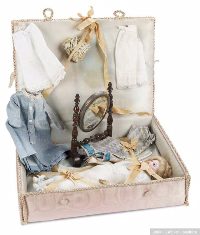 Антикварные куколки-малышки в подарочных наборах, Германия и Франция (1875 - 1909 гг.) (фото 4)