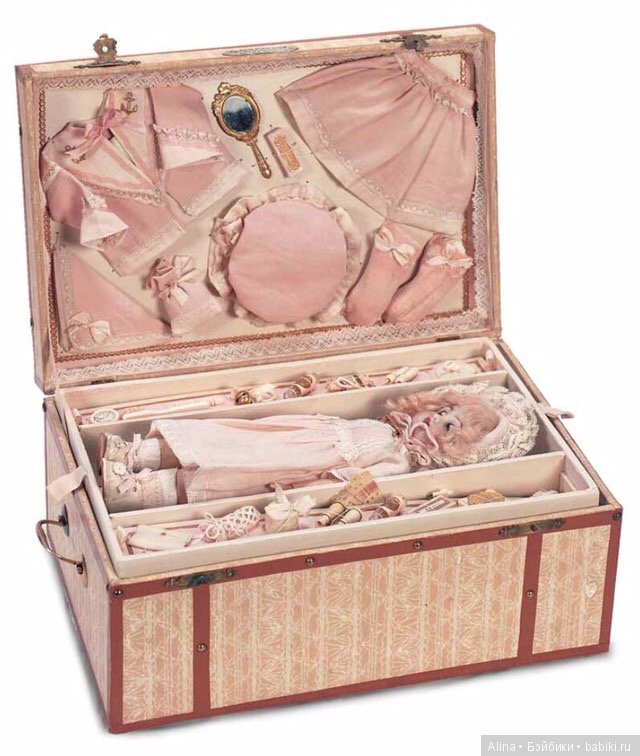 Антикварные куколки-малышки в подарочных наборах, Германия и Франция (1875 - 1909 гг.) (фото 6)