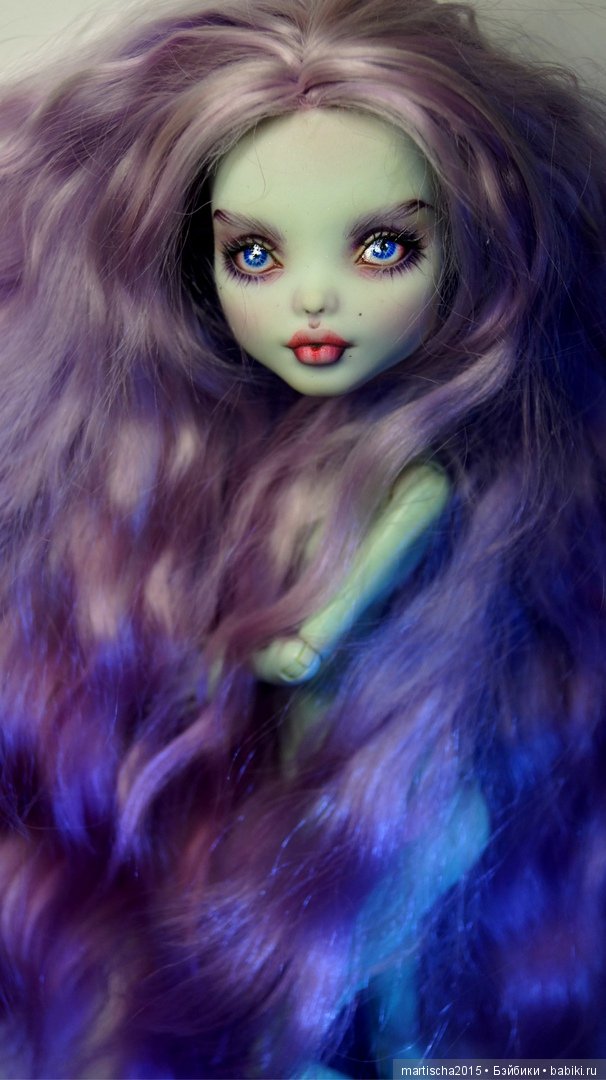 Работы март 2019 1часть — ООАК Monster High и Ever After High: репейнт (фото 5)