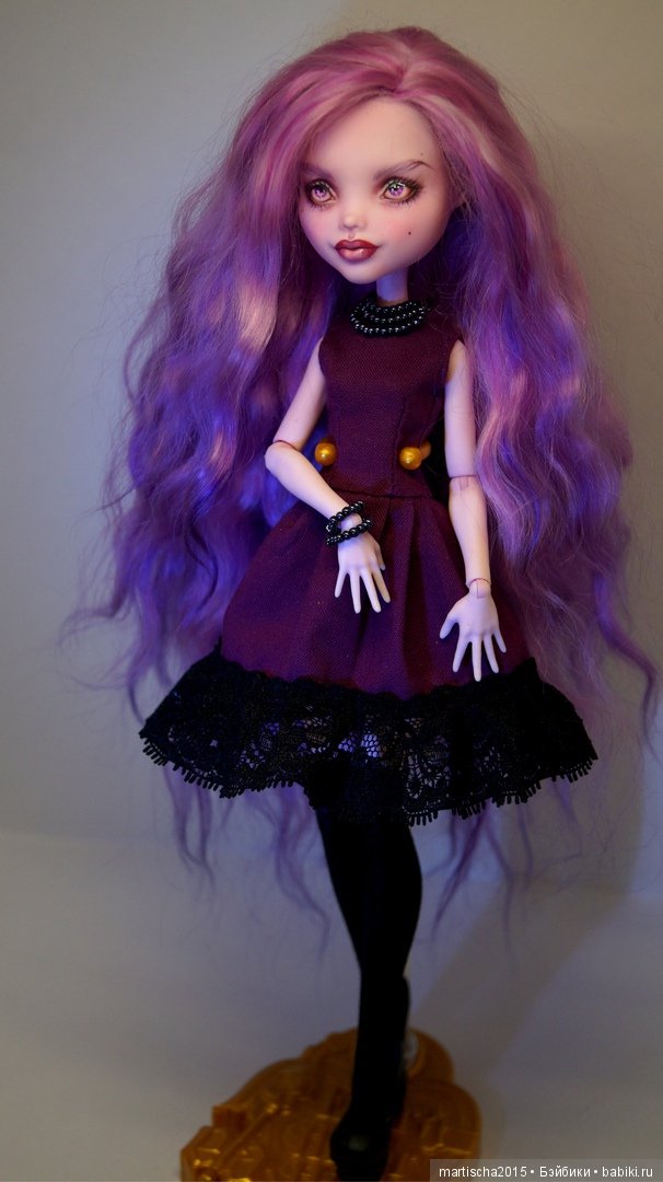 Работы март 2019 1часть — ООАК Monster High и Ever After High: репейнт (фото 4)