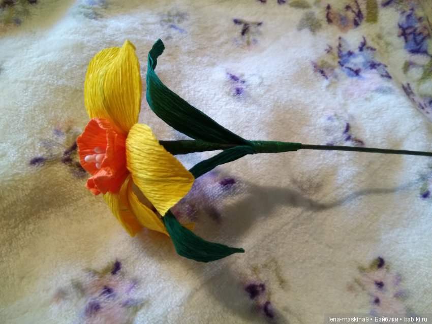 Цветы из креповой бумаги — Другие хобби и увлечения: сад (фото 4)