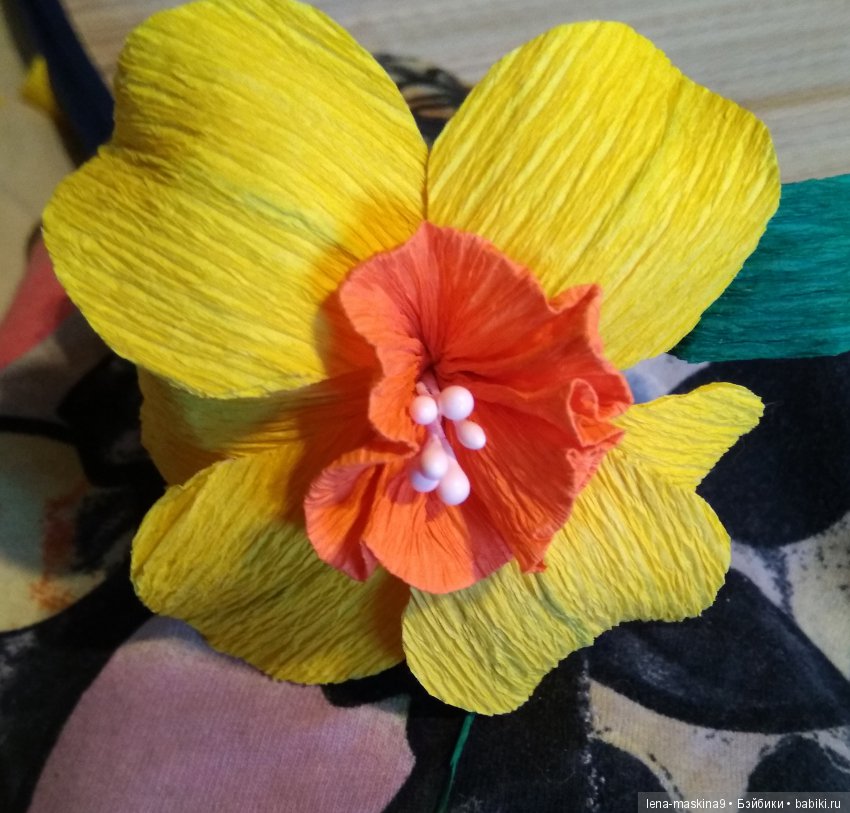 Цветы из креповой бумаги — Другие хобби и увлечения: сад (фото 6)