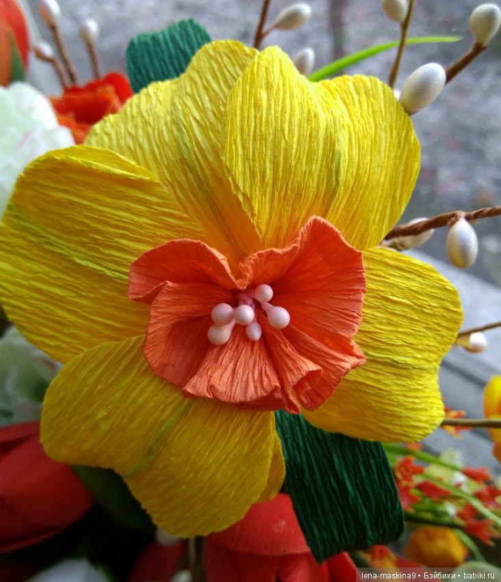 Цветы из креповой бумаги — Другие хобби и увлечения: сад (фото 7)