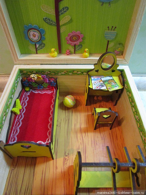 Домики в шкатулке — Румбоксы и кукольные интерьеры: фото