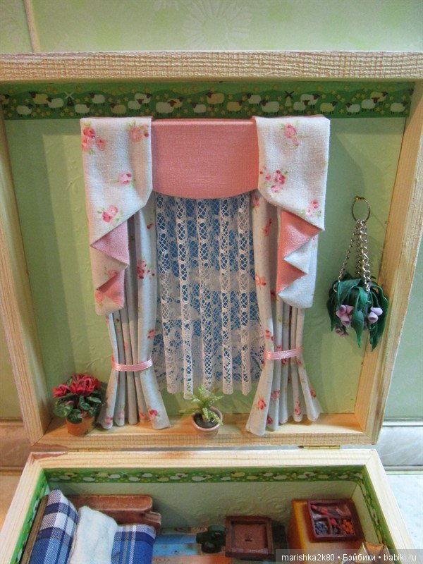 Домики в шкатулке — Румбоксы и кукольные интерьеры: фото