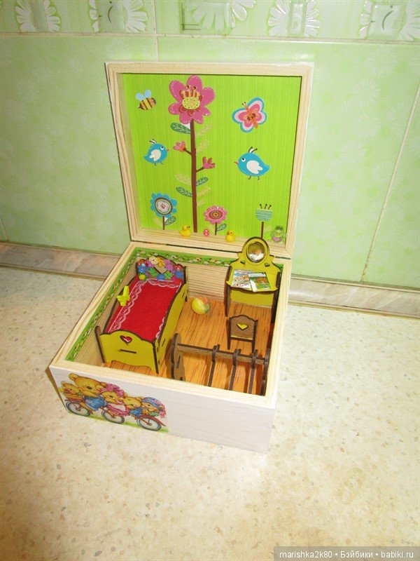 Домики в шкатулке — Румбоксы и кукольные интерьеры: фото
