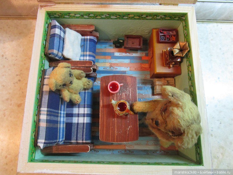 Домики в шкатулке — Румбоксы и кукольные интерьеры: фото