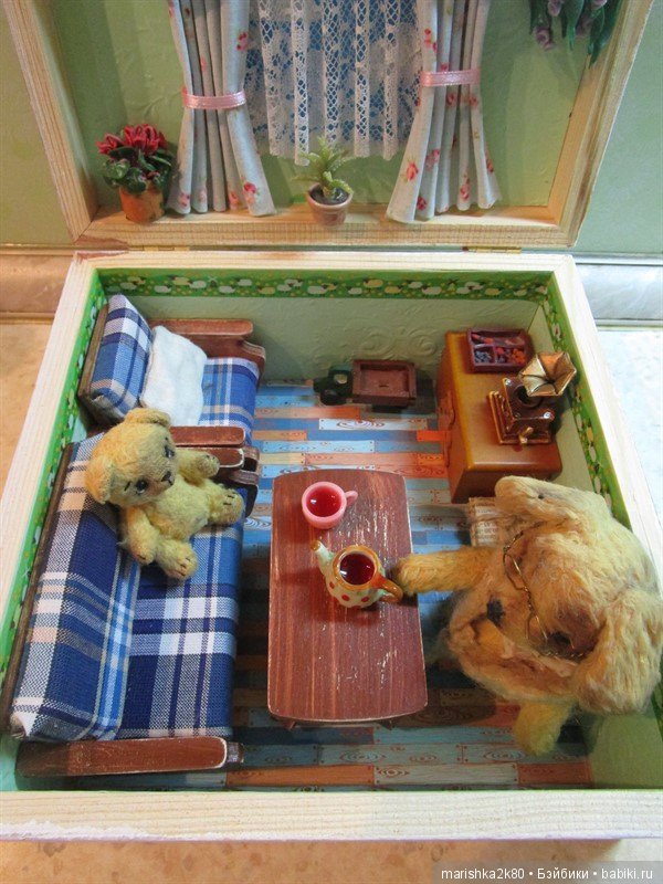 Домики в шкатулке — Румбоксы и кукольные интерьеры: фото