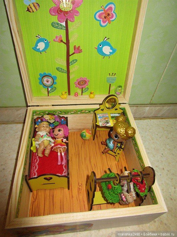 Домики в шкатулке — Румбоксы и кукольные интерьеры: фото