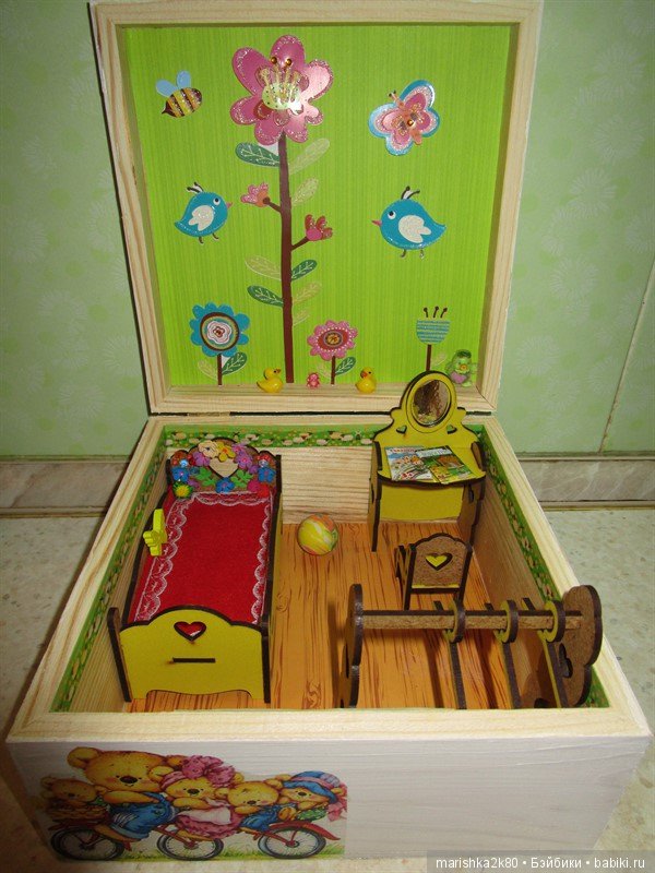 Домики в шкатулке — Румбоксы и кукольные интерьеры: фото