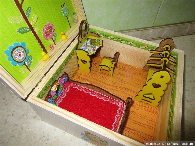 Домики в шкатулке — Румбоксы и кукольные интерьеры: фото