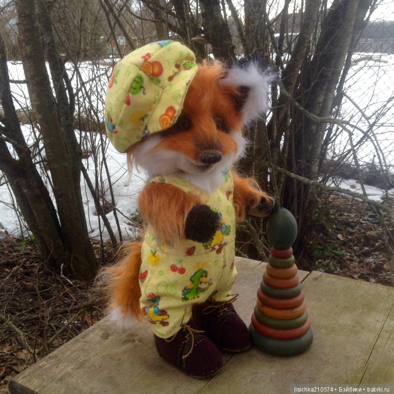 Лисенок Фоксик. Игрушка Федоровой Надежды
