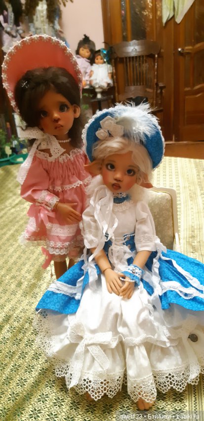 Милые Барышни "Лайла" и "Лариса"от Kaye Wiggs (фото 3)