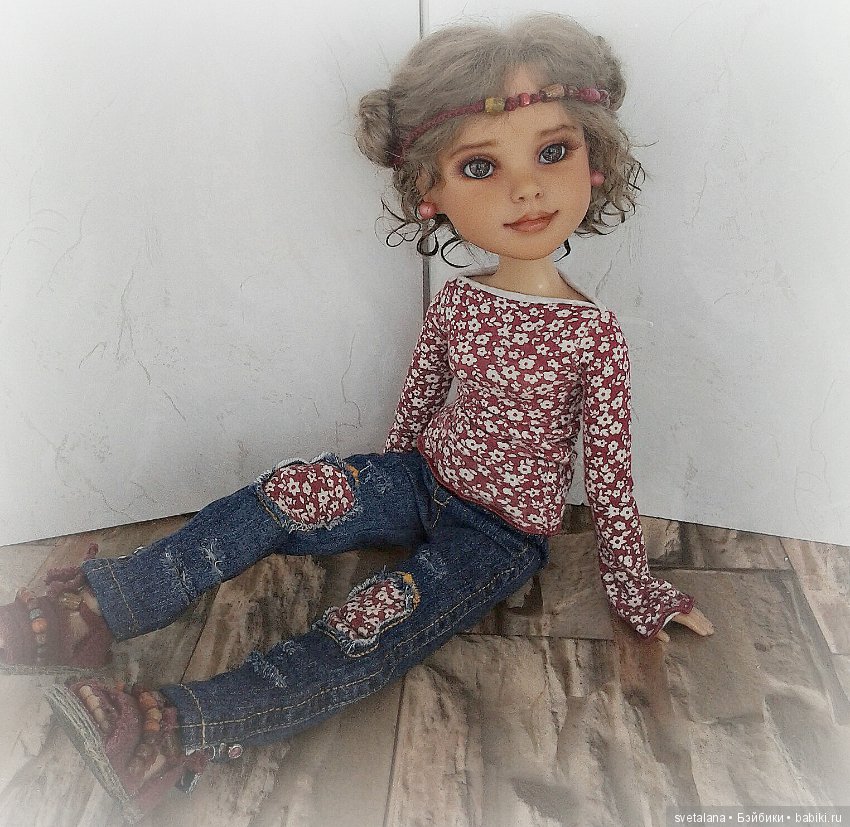 Эшли.ООАК (игровой шарнирной куклы DollyToy (фото 6)