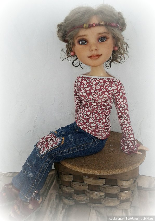 Эшли.ООАК (игровой шарнирной куклы DollyToy (фото 2)