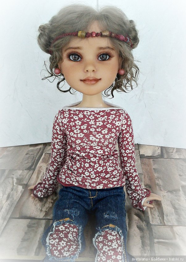 Эшли.ООАК (игровой шарнирной куклы DollyToy (фото 3)
