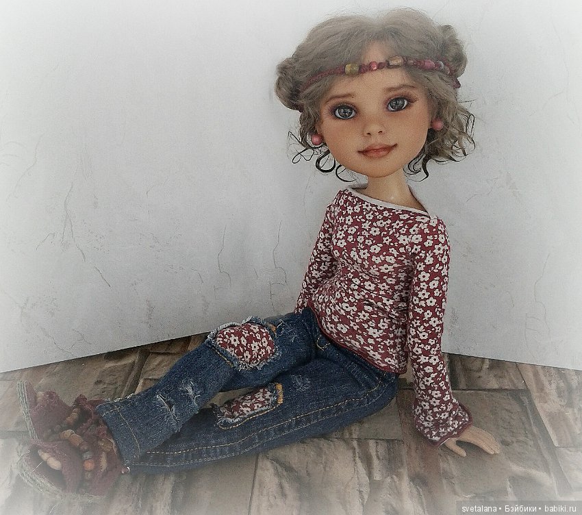 Эшли.ООАК (игровой шарнирной куклы DollyToy (фото 7)