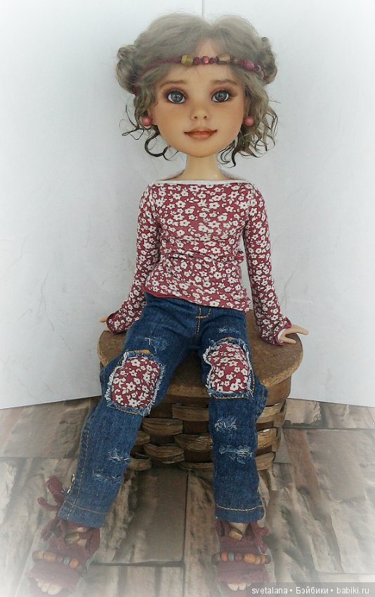Эшли.ООАК (игровой шарнирной куклы DollyToy (фото 4)