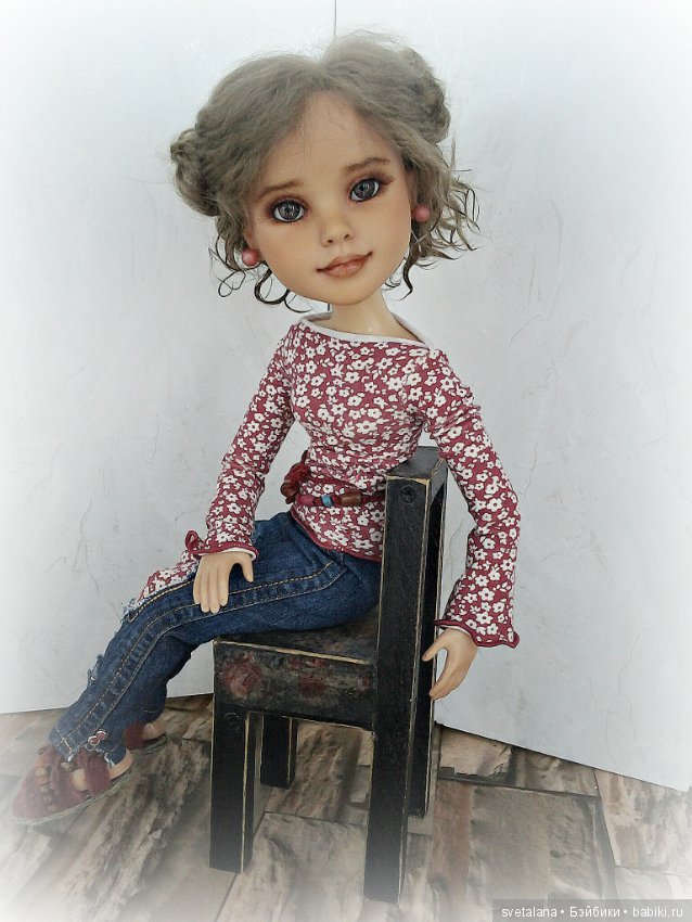 Эшли.ООАК (игровой шарнирной куклы DollyToy
