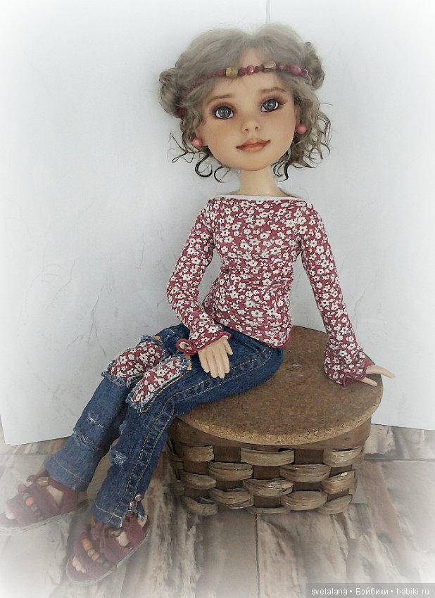 Эшли.ООАК (игровой шарнирной куклы DollyToy