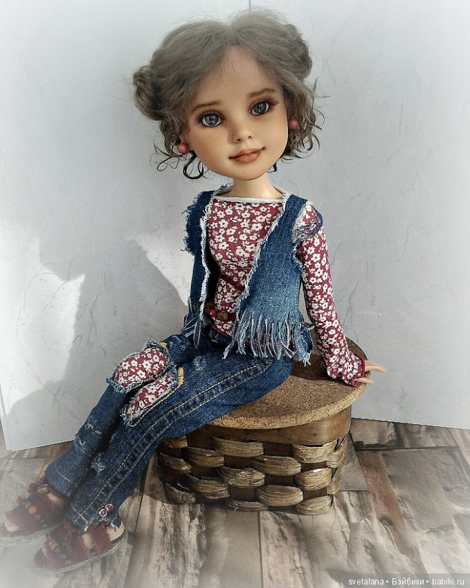 Эшли.ООАК (игровой шарнирной куклы DollyToy