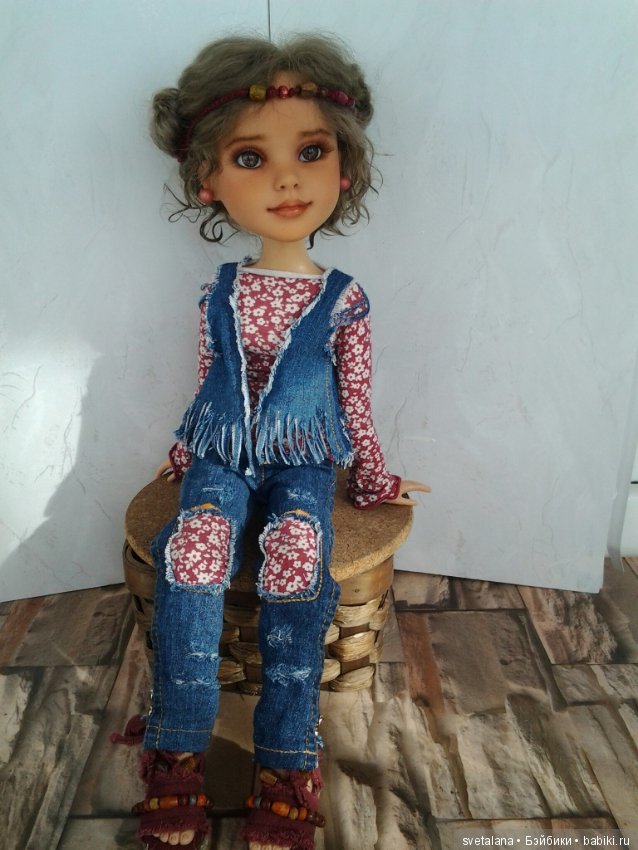 Эшли.ООАК (игровой шарнирной куклы DollyToy