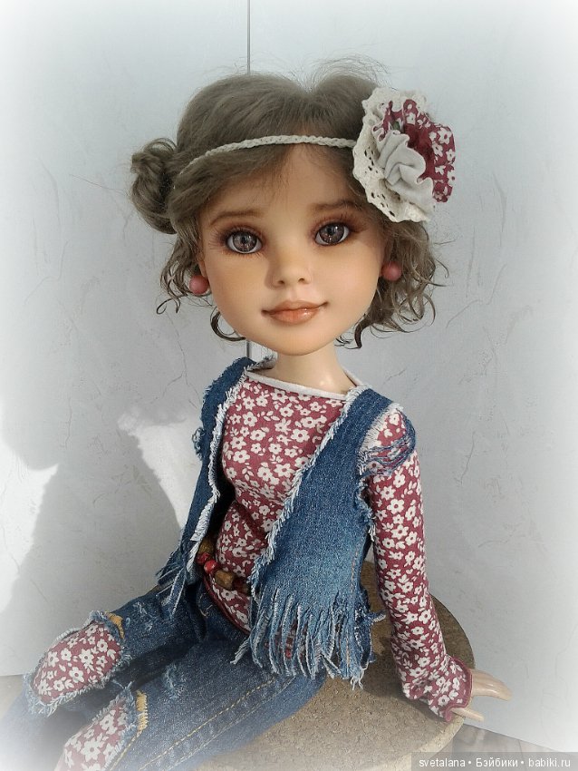 Эшли.ООАК (игровой шарнирной куклы DollyToy