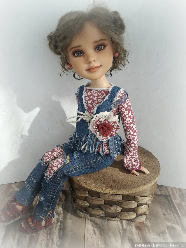 Эшли.ООАК (игровой шарнирной куклы DollyToy