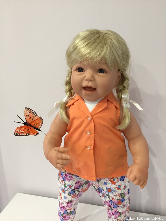 “Summer morning” Lee Middleton doll от автора Reva Schick (фото 8)