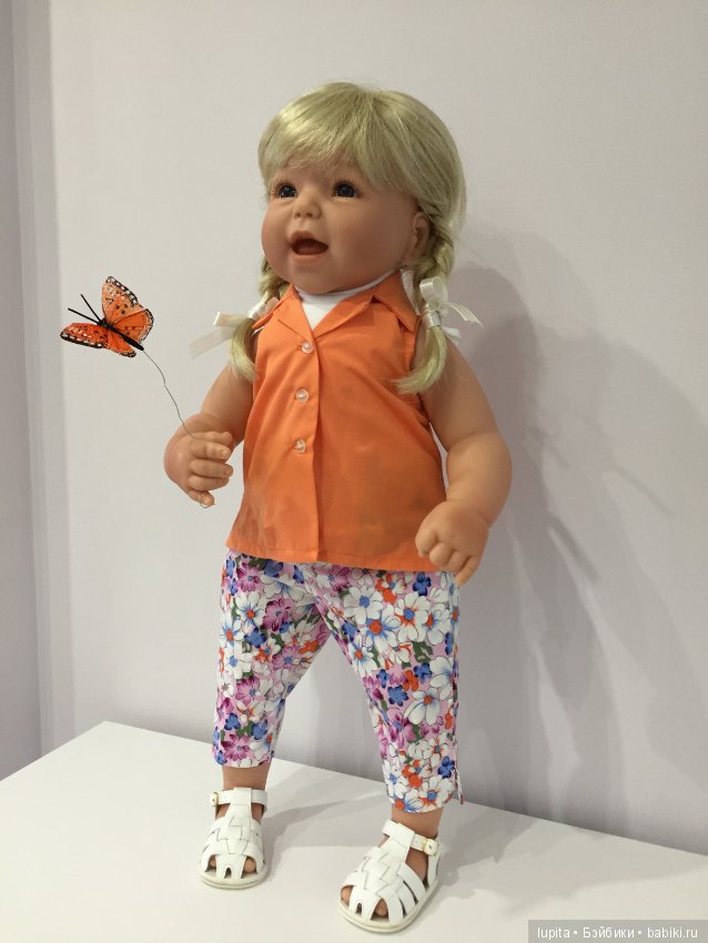 “Summer morning” Lee Middleton doll от автора Reva Schick