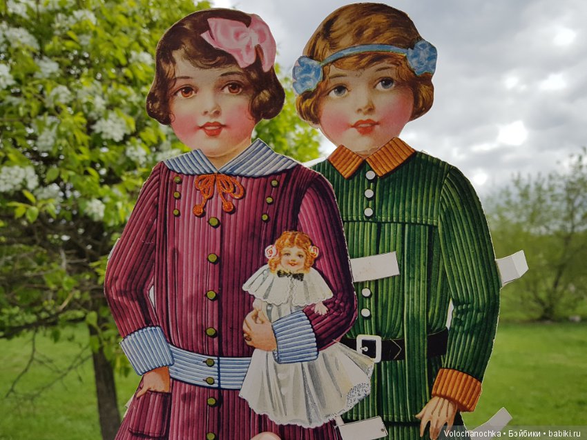 Старинные Бумажные Куклы серии Mi Favorite Dressing Dolls. 20-е годы прошлого века (фото 9)
